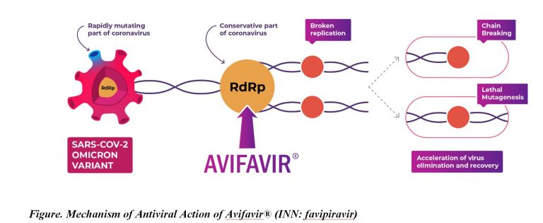 ChemRar Group announces the Russian Avifavir® drug is effective against variants of COVID-19, including Delta and Omicron