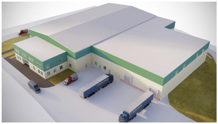 The large-scale production and warehouse complex