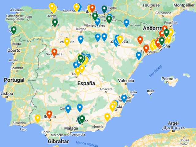 GMP-Inspections of veterinary manufacturers in the second quarter of 2025 4 Location of pharmaceutical plants in Spain
